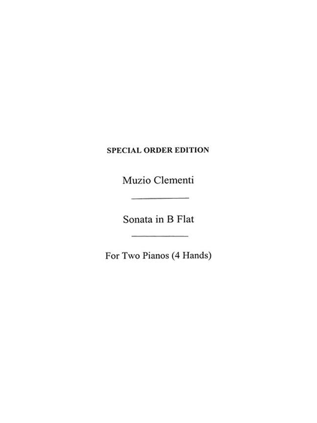 Clementi: Sonata In B Flat